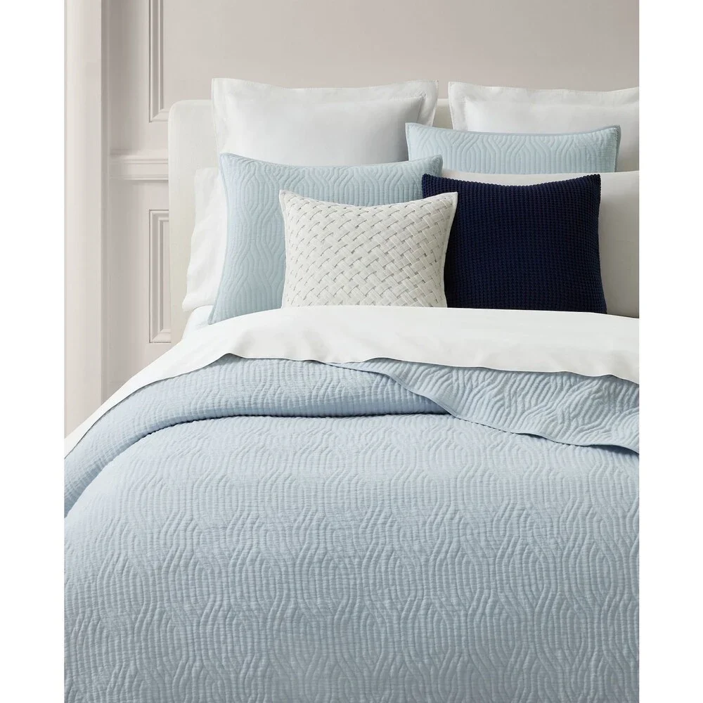 Lauren Ralph Lauren Wiley Cotton Tonal Jacquard Quilt King 92